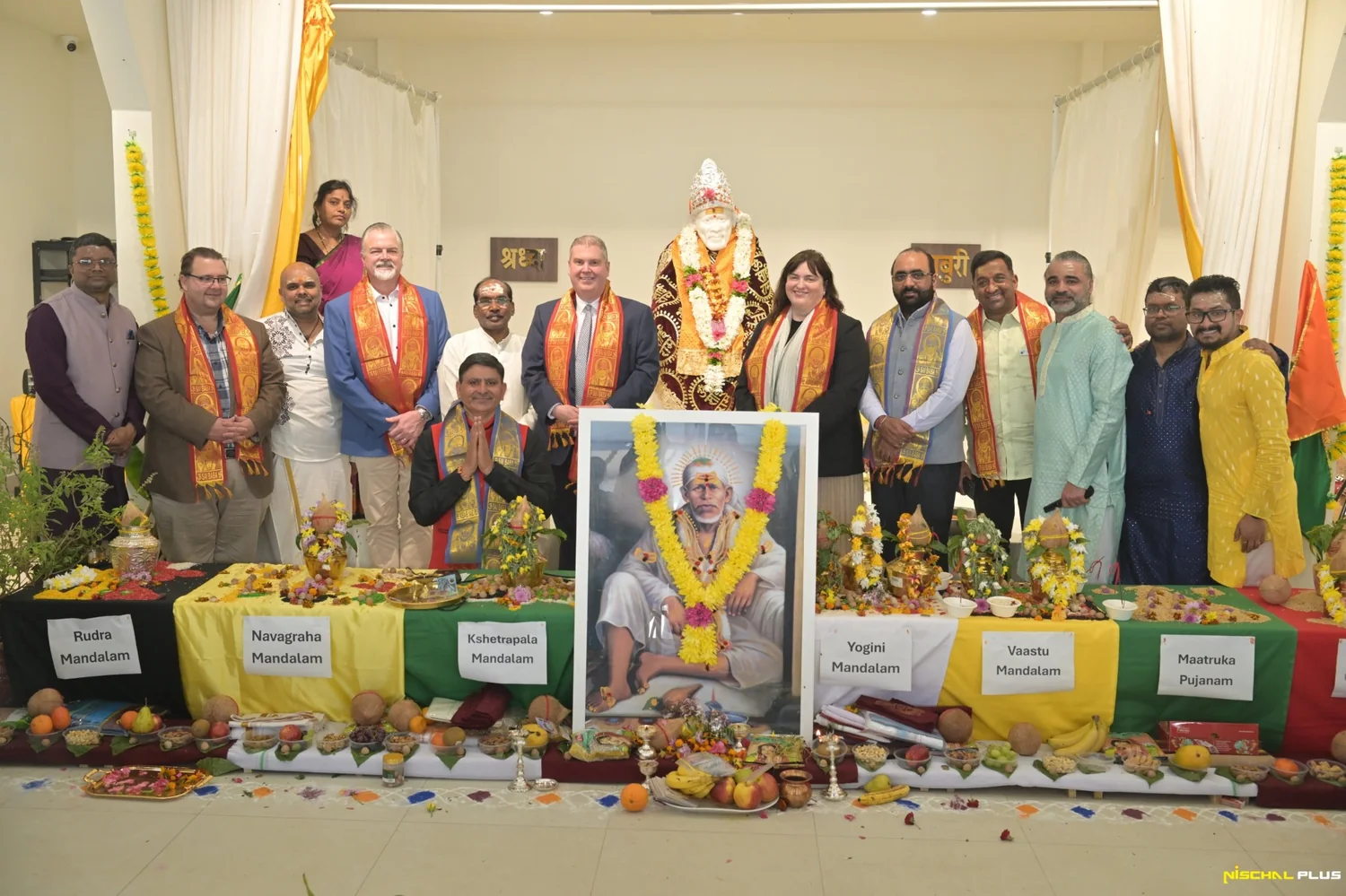 Guests and community at Adelaide Shirdi Saibaba Temple