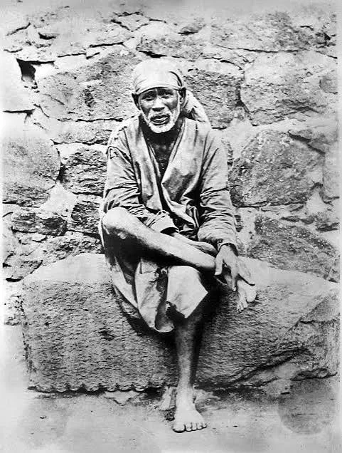 Historic photograph of Shirdi Sai Baba
